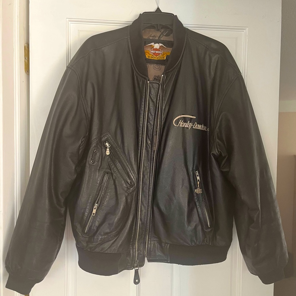Harley Davidson V-Twin Power Leather Jacket size L